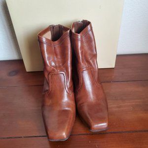 Franco Sarto Brown Ankle Boots 7.5 M